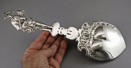 Hanau Silver Frederick the Great Serving Spoon - Der Alte Fritz